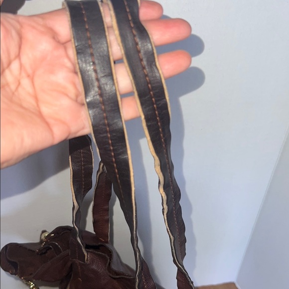 ☀️SALE☀️Vintage Pebbled Leather Tote Bag - Picture 6 of 13